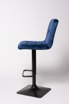 Стул Барный BN -1012 RQ  синий  вельвет